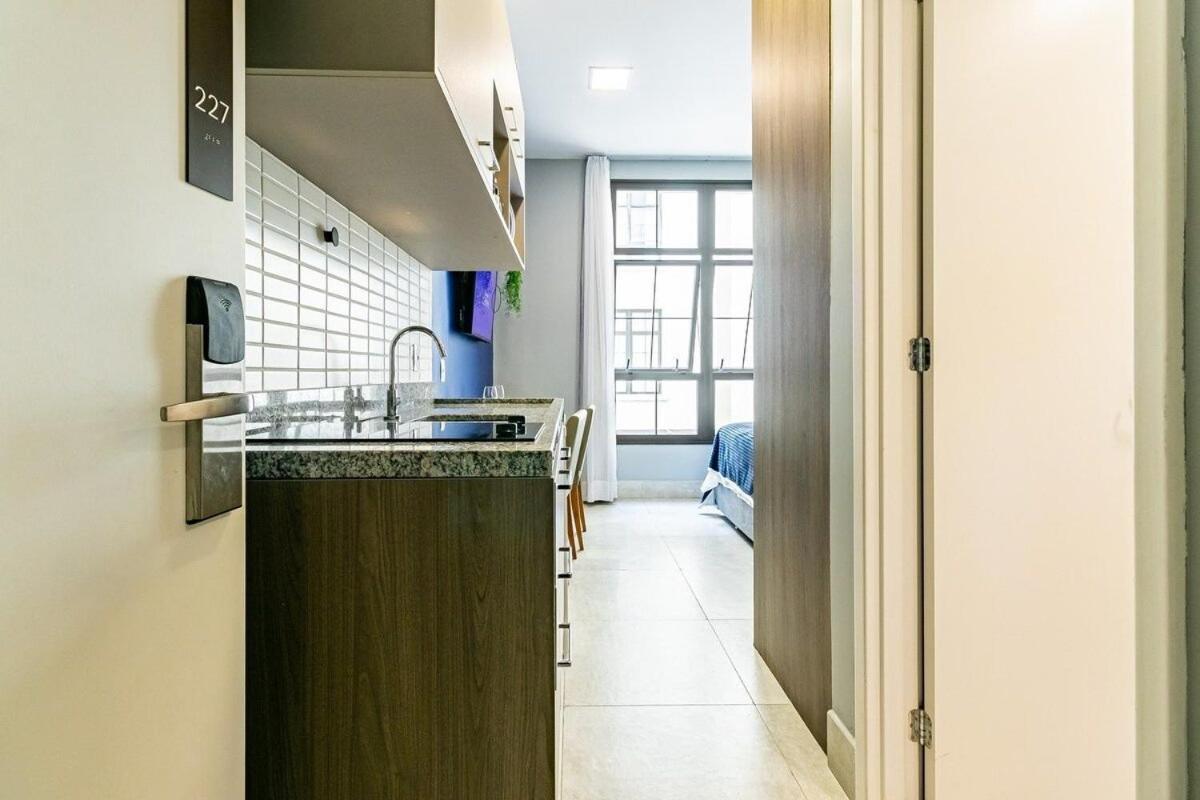 Апартаменты Novo E Rustico Studio No Centro-Sp/Metro Luz Сан-Пауло Экстерьер фото